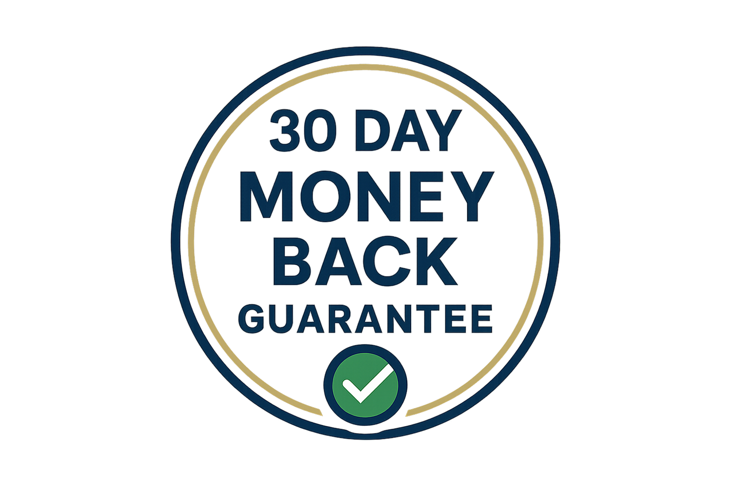 30 day money back guarantee